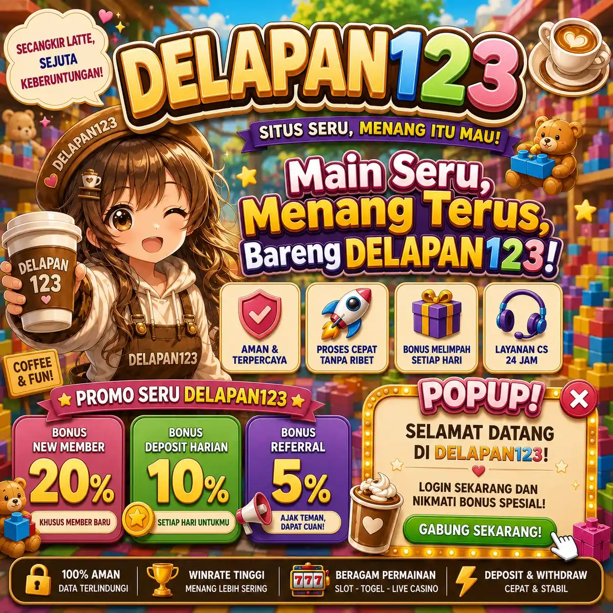 DELAPAN123